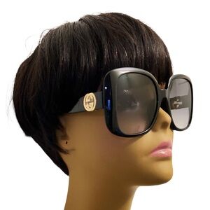 GUCCI 57mm Oversized Square Sunglasses